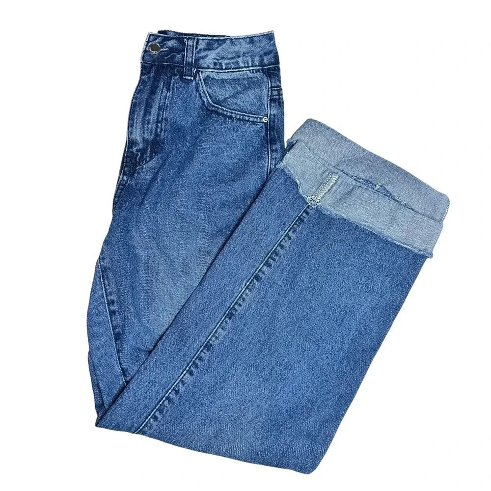 Dazy High Waisted Wide Leg Jeans Size Small - Picture 9 of 9